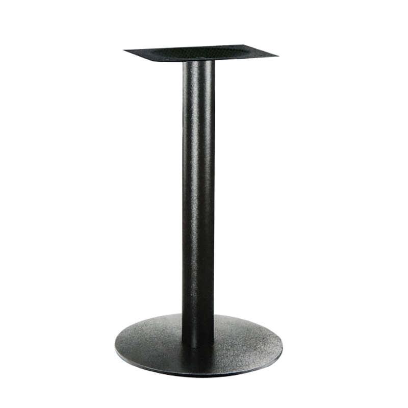 ZITA PLUS FLAT ΣΤΡΟΓΓΥΛΗ Φ45Χ72εκ. ΒΑΣΗ ΜΕΤΑΛΛΙΚΗ Φ45Χ72Χ24Χ24εκ.08.0074