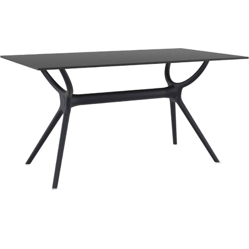 SIESTA AIR ΤΡΑΠΕΖΙ 140Χ80Χ74εκ. BLACK LAMINATE 12mm 140X80X74εκ.20.0184 SIESTA AIR ΤΡΑΠΕΖΙ 140Χ80Χ74εκ. BLACK LAMINATE 12mm 140X80X74εκ.20.0184