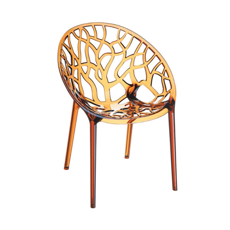 SIESTA CRYSTAL AMBER(Σ4) TRANSP.ΠΟΛΥΘΡΟΝΑ 59Χ60Χ80εκ.32.0009
