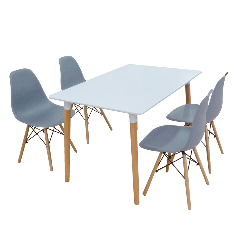 ZITA PLUS Σετ Τραπεζαρίας Loft Grey Randy 5τμχ 120Χ80X72εκ. 20.9901 ZITA PLUS Σετ Τραπεζαρίας Loft Grey Randy 5τμχ 120Χ80X72εκ. 20.9901