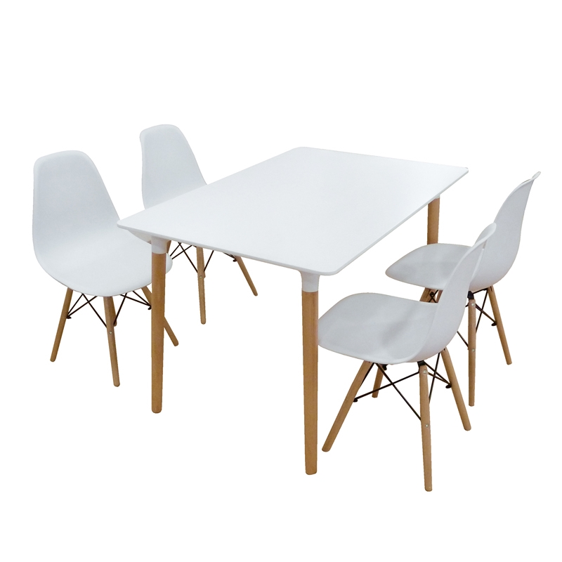 ZITA PLUS Σετ Τραπεζαρίας Loft White Randy 5τμχ 120Χ80X72εκ. 20.9902 ZITA PLUS Σετ Τραπεζαρίας Loft White Randy 5τμχ 120Χ80X72εκ. 20.9902