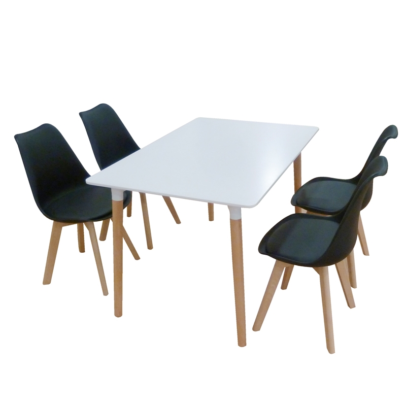 ZITA PLUS Σετ Τραπεζαρίας Logan Plus Black Randy 5τμχ 120Χ80X72εκ. 20.9906 ZITA PLUS Σετ Τραπεζαρίας Logan Plus Black Randy 5τμχ 120Χ80X72εκ. 20.9906