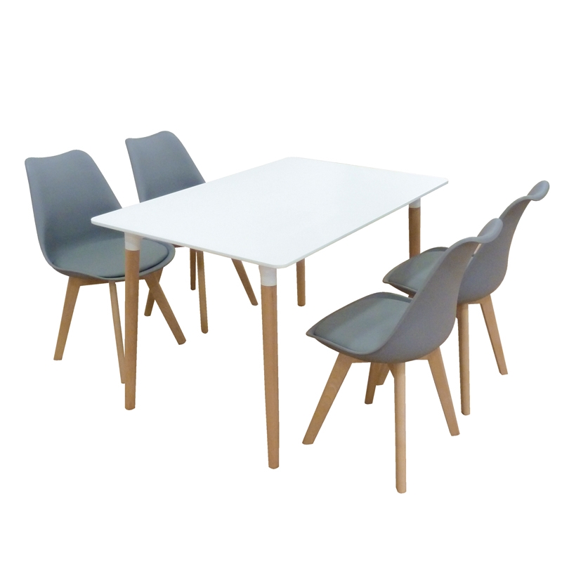 ZITA PLUS Σετ Τραπεζαρίας Logan Plus Grey Randy 5τμχ 120Χ80X72εκ. 20.9907 ZITA PLUS Σετ Τραπεζαρίας Logan Plus Grey Randy 5τμχ 120Χ80X72εκ. 20.9907