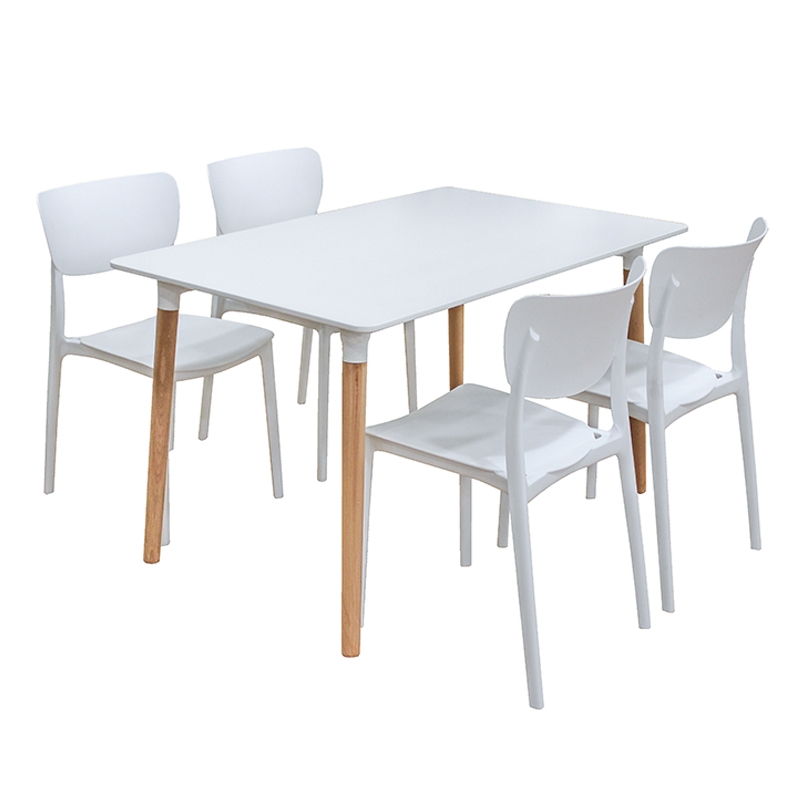 ZITA PLUS Σετ Τραπεζαρίας Monna White Randy 5τμχ 120Χ80X72εκ. 20.9909 ZITA PLUS Σετ Τραπεζαρίας Monna White Randy 5τμχ 120Χ80X72εκ. 20.9909
