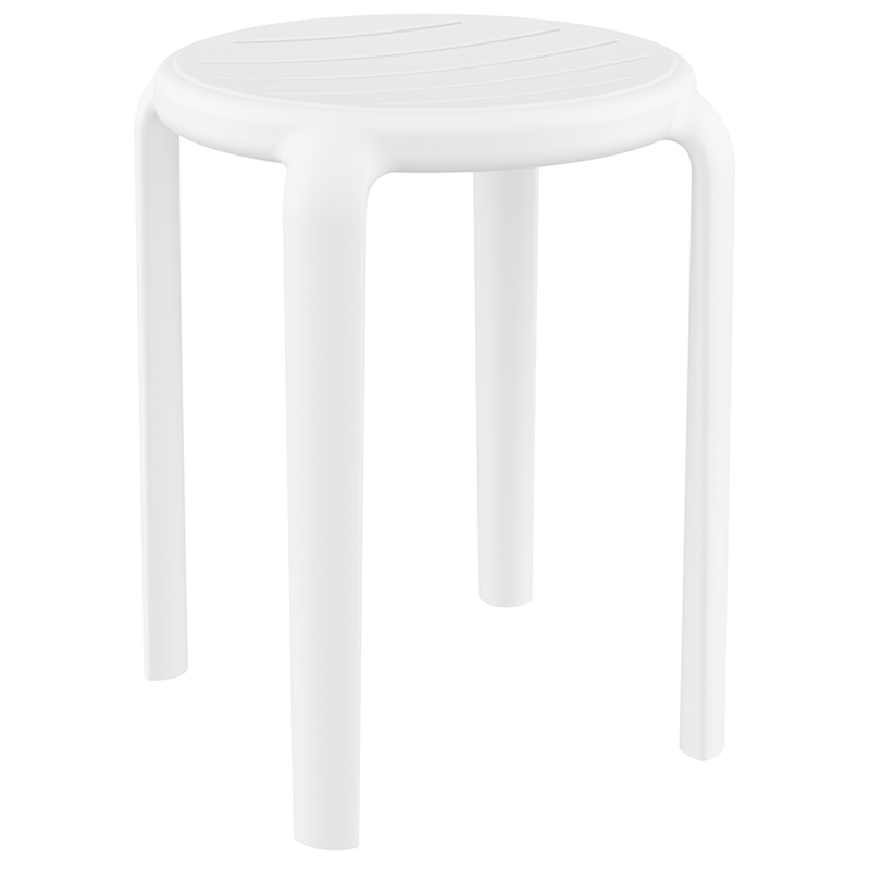 SIESTA TOM 45εκ. ΣΚΑΜΠΟ WHITE ΠΟΛ/ΝΙΟΥ 34X34X45εκ.20.0778 SIESTA TOM 45εκ. ΣΚΑΜΠΟ WHITE ΠΟΛ/ΝΙΟΥ 34X34X45εκ.20.0778