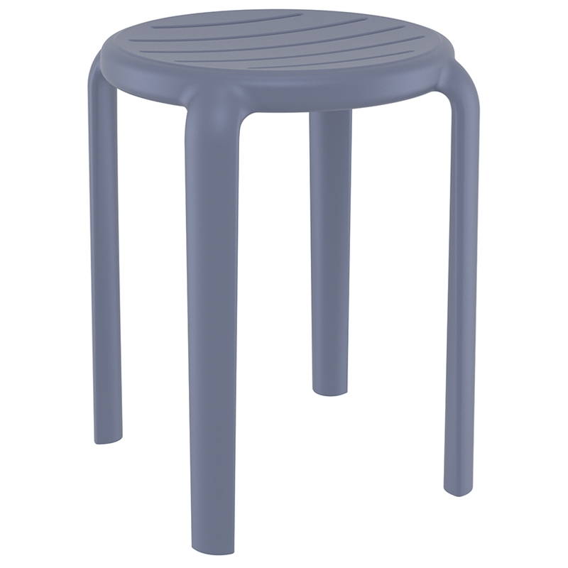 SIESTA TOM 45εκ. ΣΚΑΜΠΟ DARK GREY ΠΟΛ/ΝΙΟΥ 34X34X45εκ.20.0780 SIESTA TOM 45εκ. ΣΚΑΜΠΟ DARK GREY ΠΟΛ/ΝΙΟΥ 34X34X45εκ.20.0780
