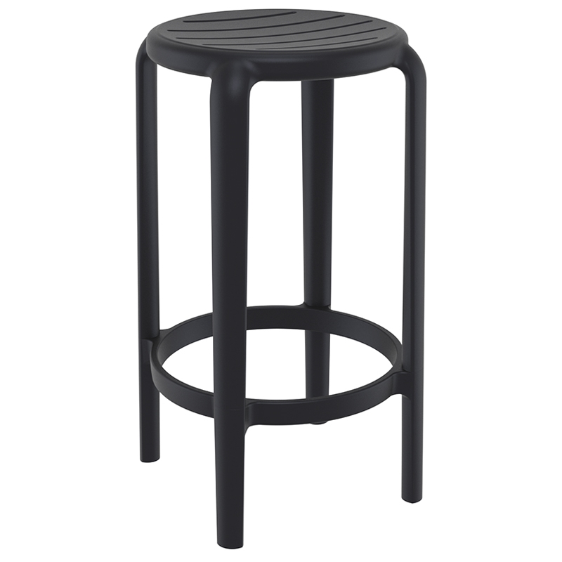 SIESTA TOM 65εκ. ΣΚΑΜΠΟ BLACK ΠΟΛ/ΝΙΟΥ 36X36X65εκ.20.0786 SIESTA TOM 65εκ. ΣΚΑΜΠΟ BLACK ΠΟΛ/ΝΙΟΥ 36X36X65εκ.20.0786