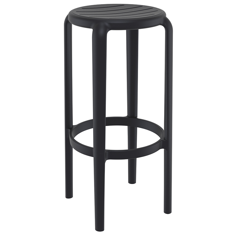 SIESTA TOM 75εκ. ΣΚΑΜΠΟ BLACK ΠΟΛ/ΝΙΟΥ 36X36X75εκ.20.0793 SIESTA TOM 75εκ. ΣΚΑΜΠΟ BLACK ΠΟΛ/ΝΙΟΥ 36X36X75εκ.20.0793