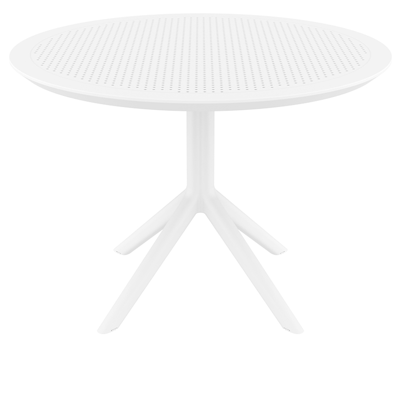 SIESTA SKY WHITE Φ105X74εκ. ΤΡΑΠΕΖΙ ΠΟΛ/ΝΙΟΥ Φ105X74εκ.20.0808