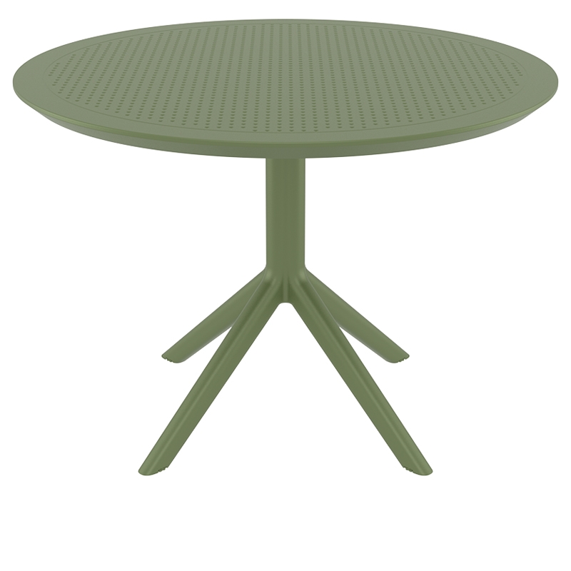SIESTA SKY OLIVE GREEN Φ105X74εκ. ΤΡΑΠΕΖΙ ΠΟΛ/ΝΙΟΥ Φ105X74εκ.20.0812