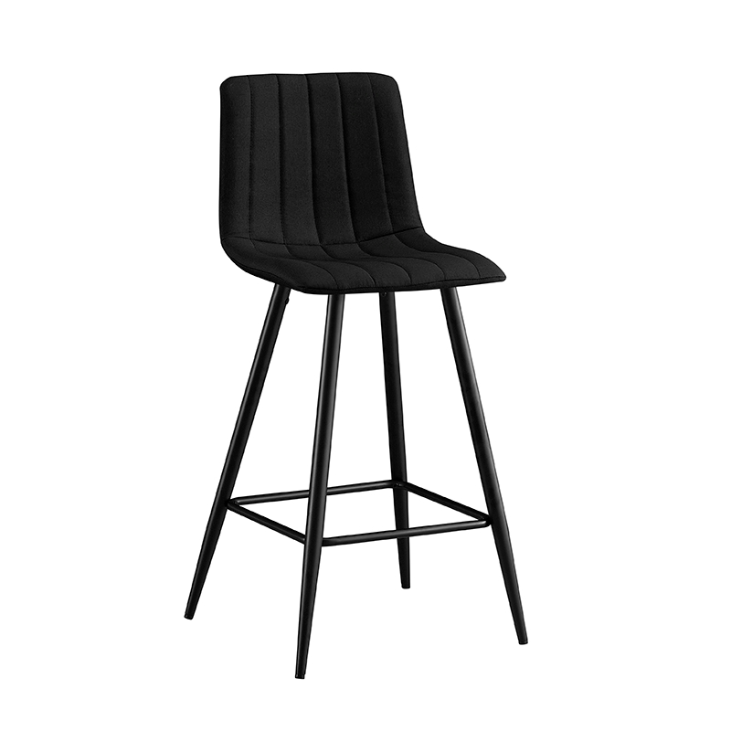 ZITA PLUS NERO ΜΑΥΡΟ ΥΦΑΣΜΑ(Σ4)72εκ. ΣΚΑΜΠΟ ΜΕΤΑΛΛΙΚΟ 47X49X72-104εκ.43.1370