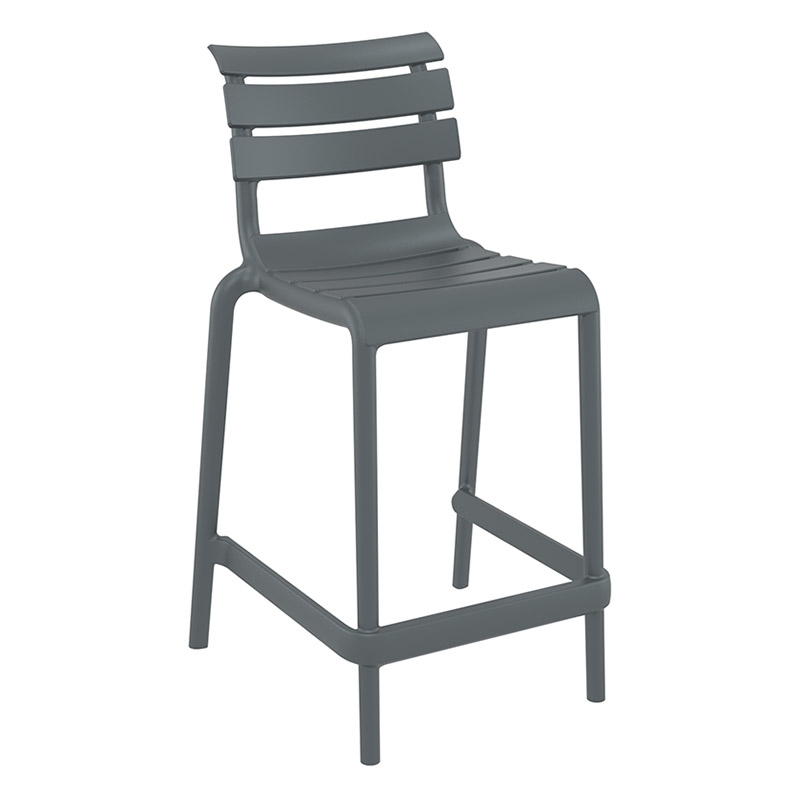 SIESTA HELEN 65εκ. ΣΚΑΜΠΟ DARK GREY ΠΟΛ/ΝΙΟΥ 52X55X95εκ.20.0839