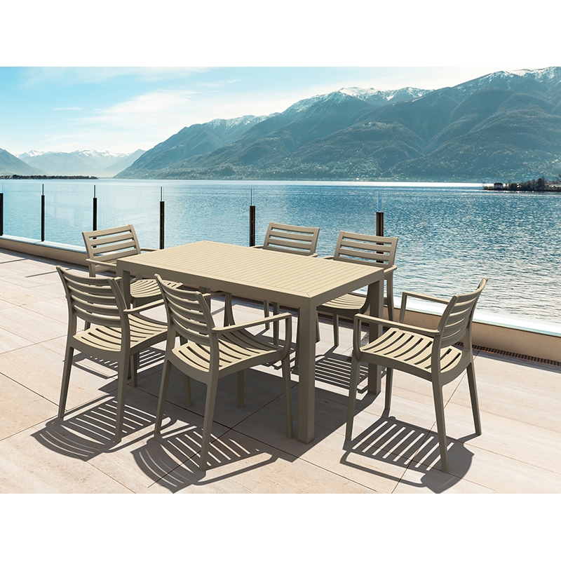 SIESTA Σετ Τραπεζαρίας 7τμχ Ares Artemis Taupe 140Χ80Χ75εκ. 20.9970 SIESTA Σετ Τραπεζαρίας 7τμχ Ares Artemis Taupe 140Χ80Χ75εκ. 20.9970