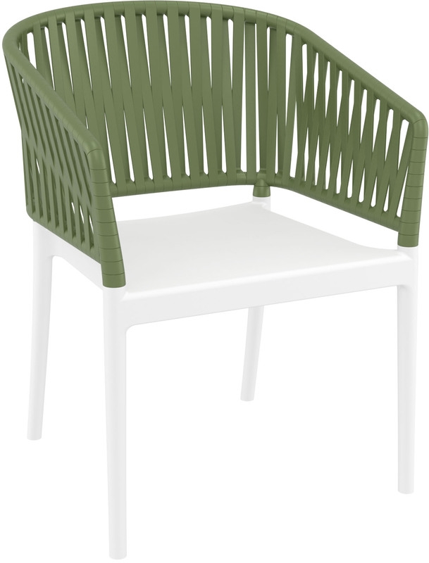 SIESTA PORTOFINO WHITE/OLIVE GREEN ΠΟΛΥΘΡΟΝΑ ΠΟΛ/ΝΙΟΥ 58X58X80εκ.20.0879 SIESTA PORTOFINO WHITE/OLIVE GREEN ΠΟΛΥΘΡΟΝΑ ΠΟΛ/ΝΙΟΥ 58X58X80εκ.20.0879
