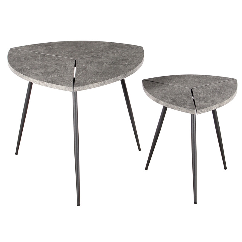 ZITA PLUS INDY SET CEMENT COLOR ΤΡΑΠΕΖΙ ΣΑΛΟΝΙΟΥ 60X60X50/40X40X40εκ.09.0620 ZITA PLUS INDY SET CEMENT COLOR ΤΡΑΠΕΖΙ ΣΑΛΟΝΙΟΥ 60X60X50/40X40X40εκ.09.0620