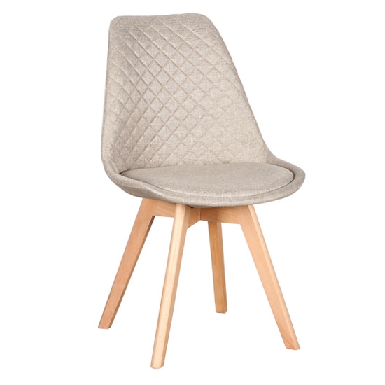 ZITA PLUS Καρέκλα Τραπεζαρίας Ξύλινη 4τμχ Bianca S Beige Ύφασμα 50x55x83.5εκ. 50Χ55Χ47-83.5εκ.10.1225.S ZITA PLUS Καρέκλα Τραπεζαρίας Ξύλινη 4τμχ Bianca S Beige Ύφασμα 50x55x83.5εκ. 50Χ55Χ47-83.5εκ.10.1225.S