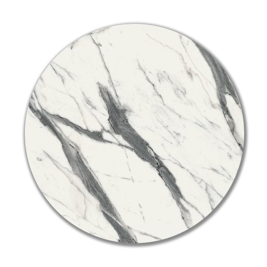 ZITA PLUS HPL Φ69 ΕΠΙΦΑΝΕΙΑ WHITE CARRARA 12mm Φ69εκ.13.0613 ZITA PLUS HPL Φ69 ΕΠΙΦΑΝΕΙΑ WHITE CARRARA 12mm Φ69εκ.13.0613