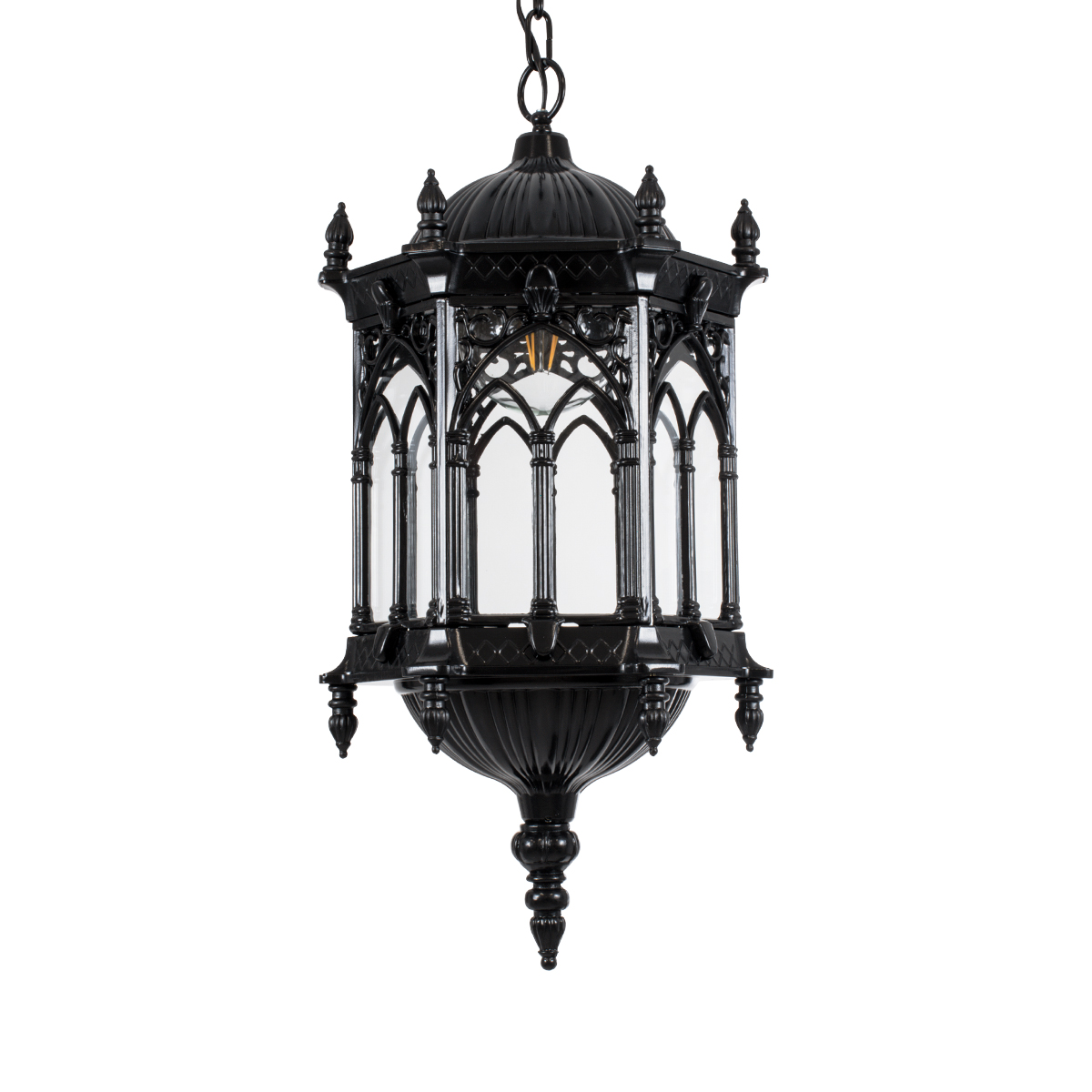 00672 GloboStar® DARCY 00672 Vintage Κρεμαστό Φωτιστικό Ανάρτηση Μονόφωτο 1 x E27 IP20 Μαύρο Μέταλλο με Διάφανο Γυαλί – Μ35 x Π35 x Υ61cm 00672 GloboStar® DARCY 00672 Vintage Κρεμαστό Φωτιστικό Ανάρτηση Μονόφωτο 1 x E27 IP20 Μαύρο Μέταλλο με Διάφανο Γυαλί – Μ35 x Π35 x Υ61cm