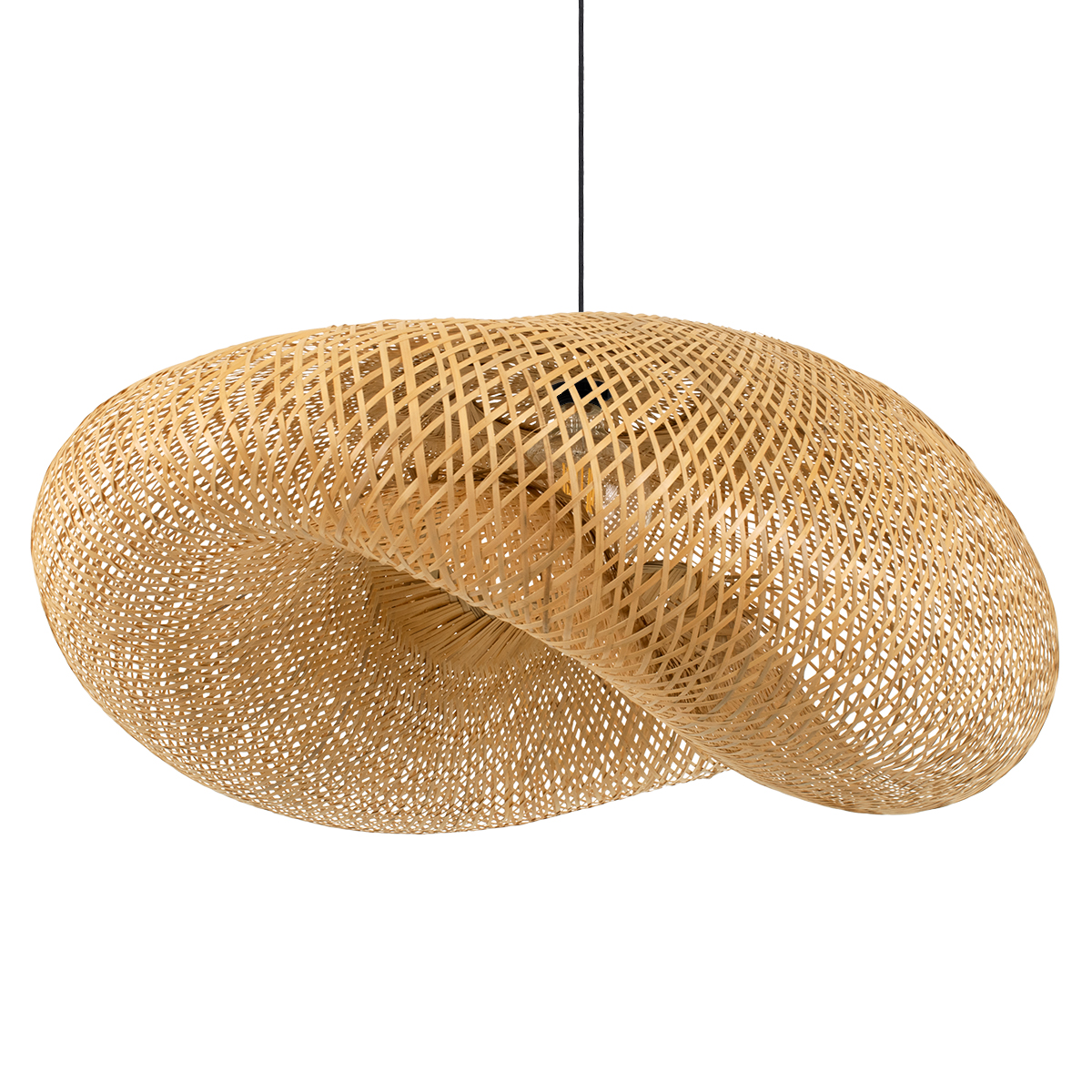 00721 GloboStar® MEXICO 00721 Boho Κρεμαστό Φωτιστικό Πλέγμα Μονόφωτο 1 x E27 IP20 Μπεζ Ξύλο – Μ100 x Π80 x Y35cm 00721 GloboStar® MEXICO 00721 Boho Κρεμαστό Φωτιστικό Πλέγμα Μονόφωτο 1 x E27 IP20 Μπεζ Ξύλο – Μ100 x Π80 x Y35cm