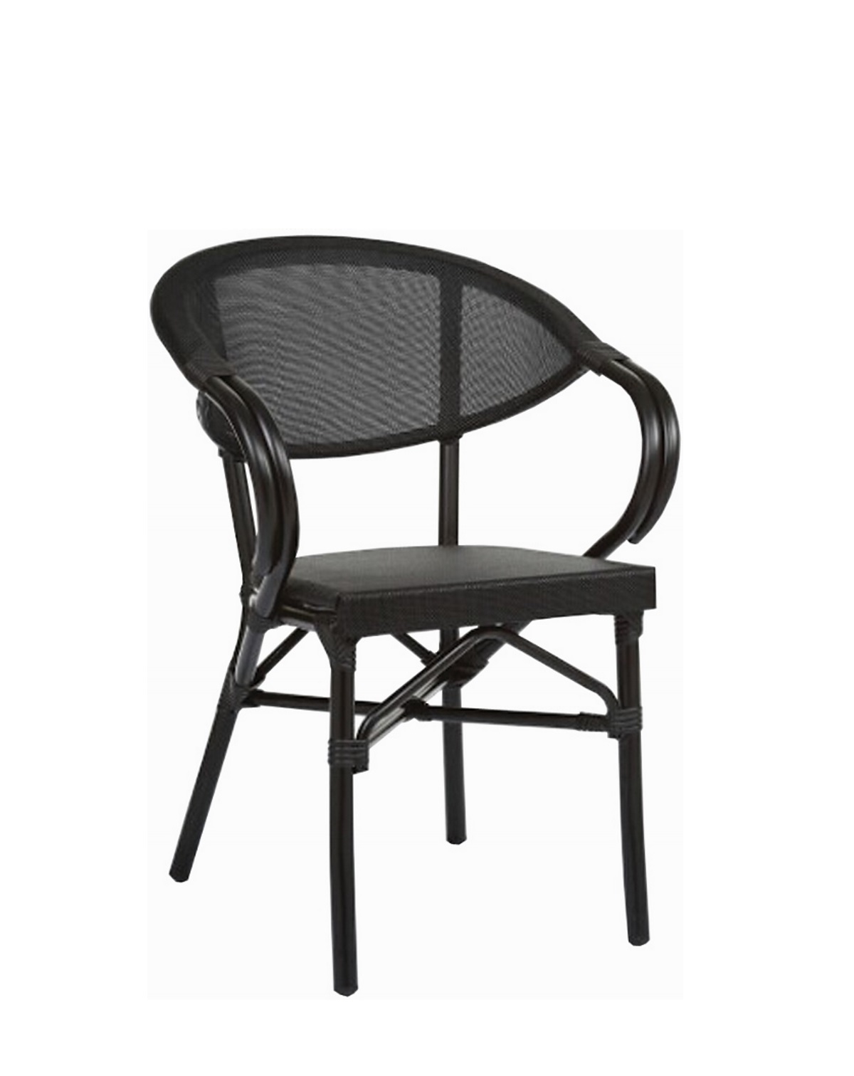 Paris/P-alu Black Armchair metax-01-00-0658 διάστ.54.0000 x 57.0000 x 82.0000 Paris/P-alu Black Armchair metax-01-00-0658 διάστ.54.0000 x 57.0000 x 82.0000