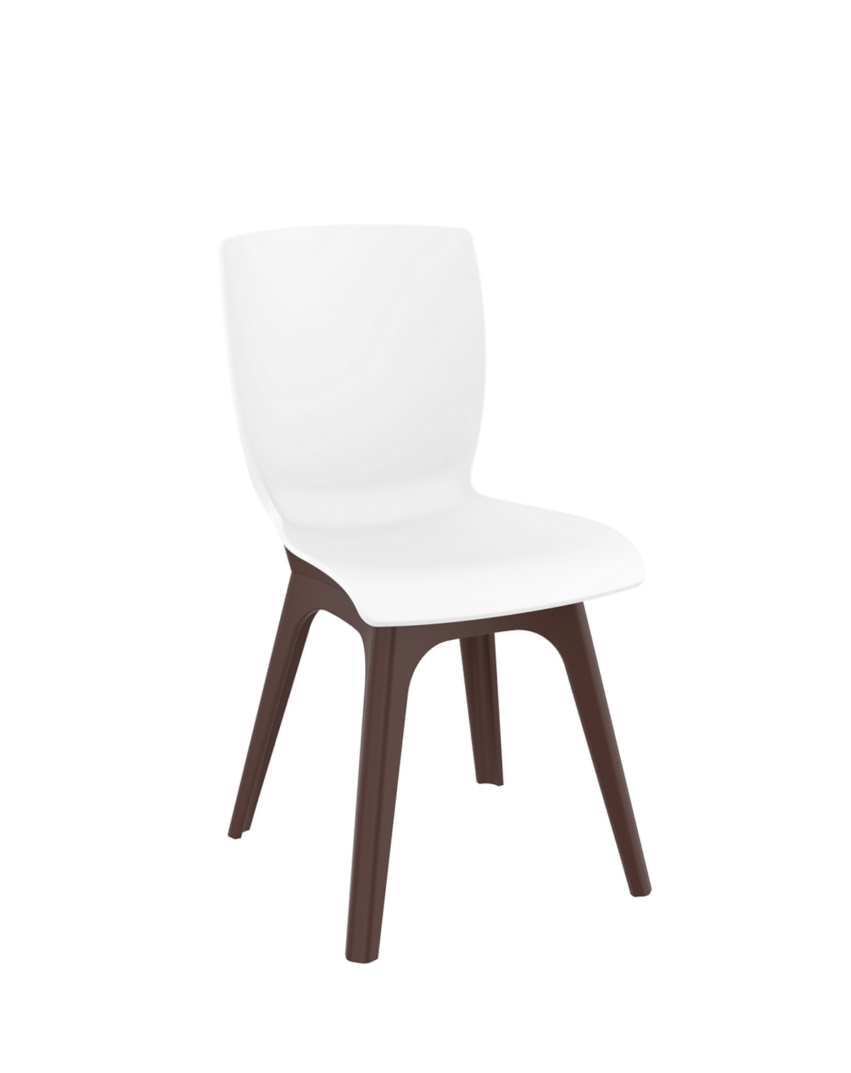 Siesta   Mio/PP* Chair Brown-white  metax-01-00-2512 διάστ.56.0000 x 44.0000 x 84.0000