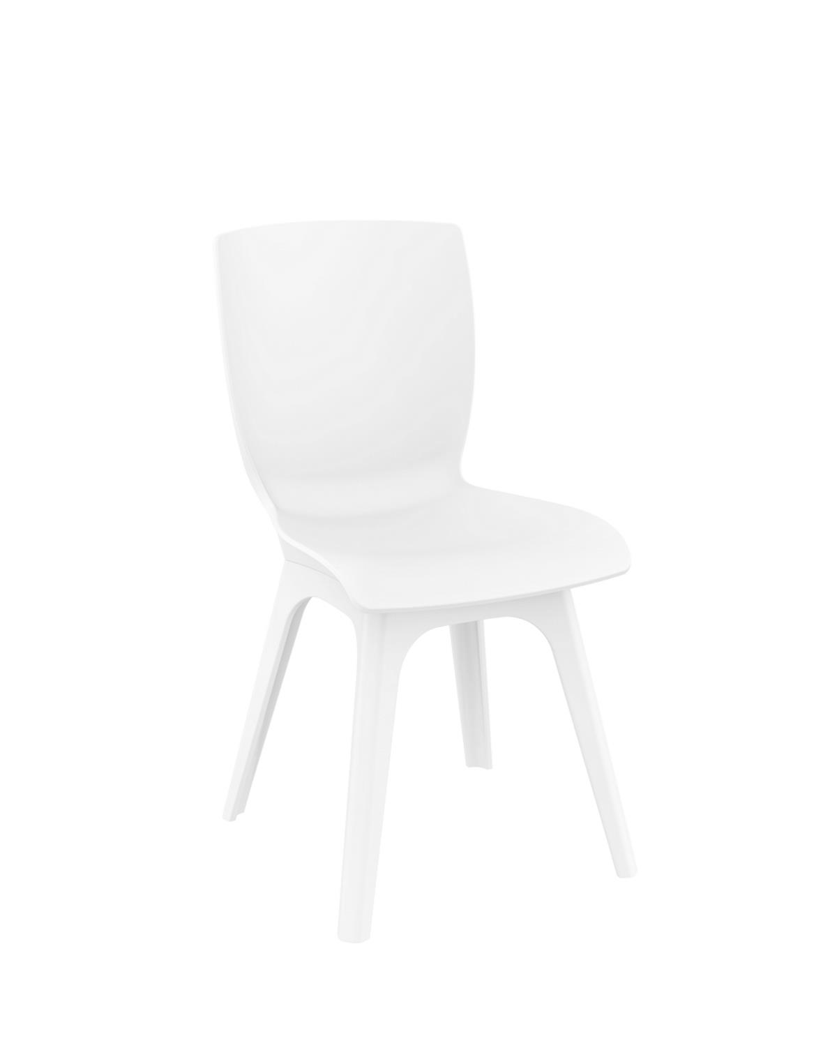 Siesta   Mio/PP* Chair White  metax-01-00-2513 διάστ.56.0000 x 44.0000 x 84.0000