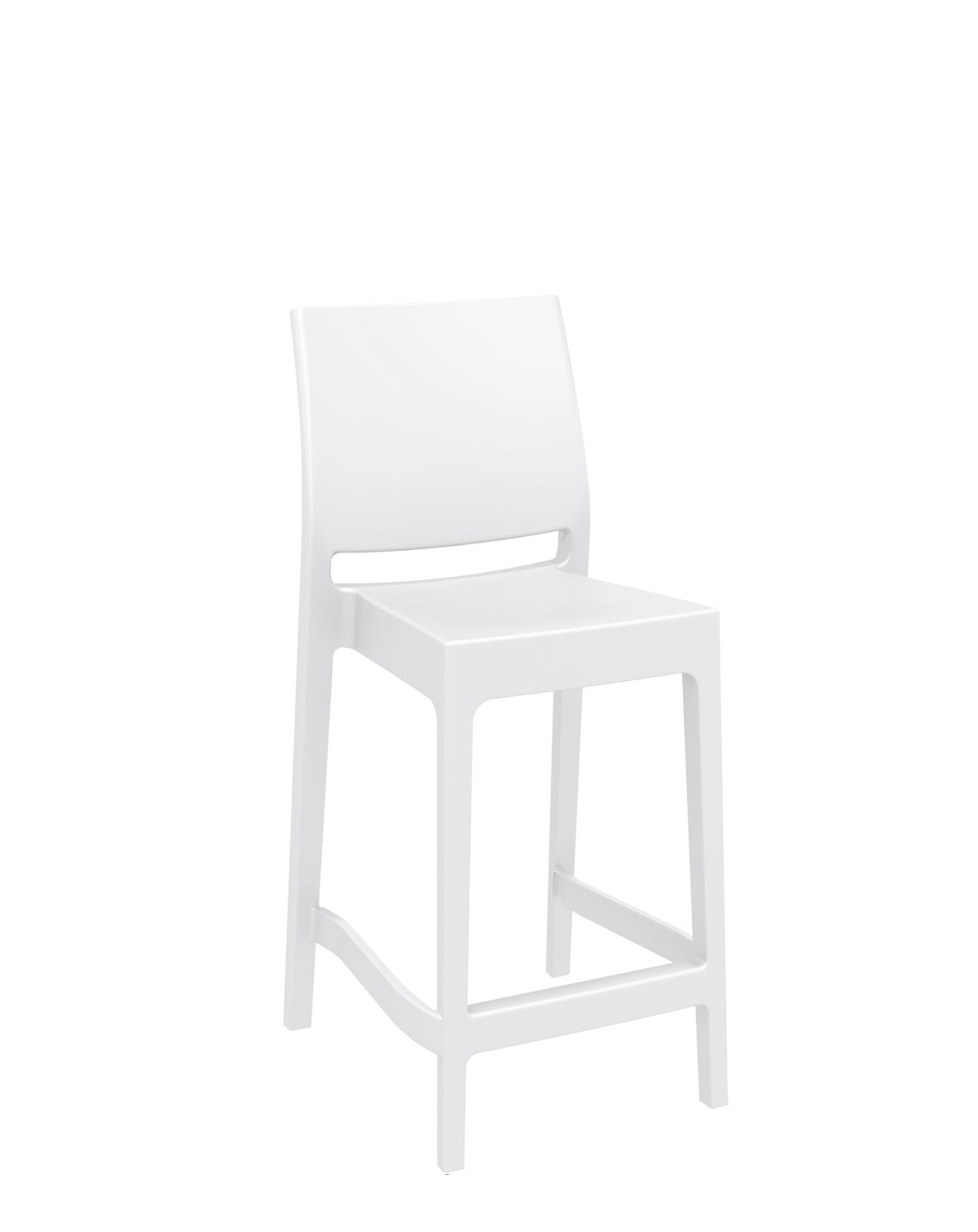 Siesta   Maya/S-65cm* Barstool White PL  metax-01-00-2562 διάστ.50.0000 x 44.0000 x 98.0000