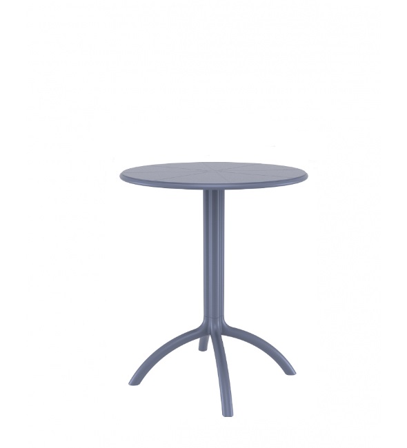 Siesta Octopus R60* Table Dark Grey PL metax-01-00-2615 διάστ.60.0000 x 60.0000 x 75.0000 Siesta Octopus R60* Table Dark Grey PL metax-01-00-2615 διάστ.60.0000 x 60.0000 x 75.0000