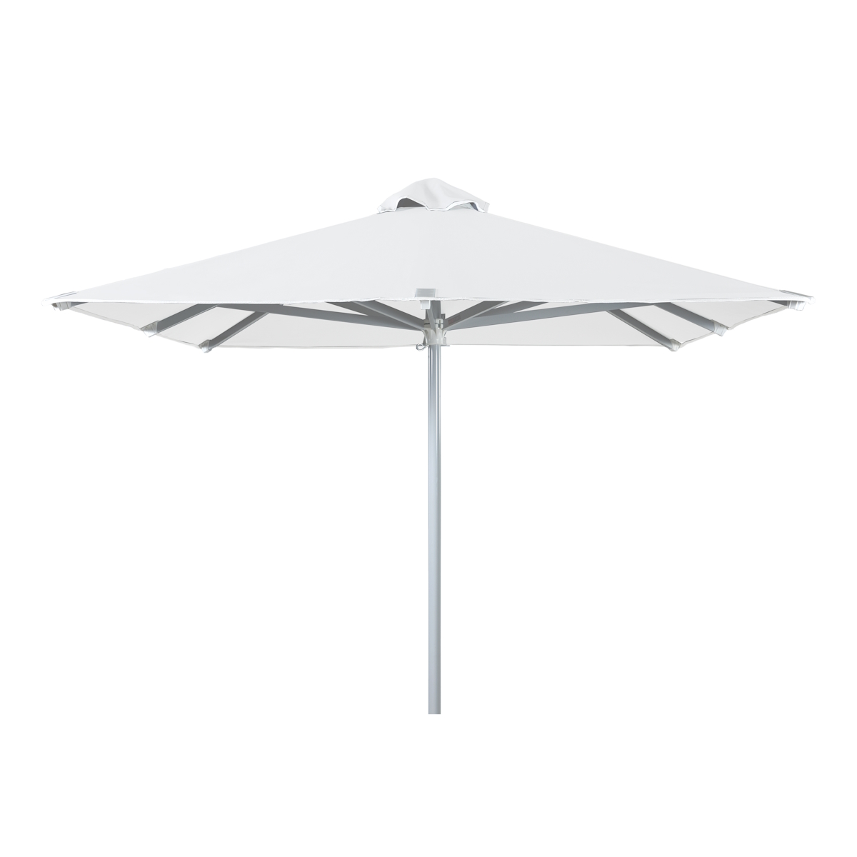 Lugano/S 230x230cm Aluminum Umbrella Silver  metax-01-00-2688 διάστ.230.0000 x 230.0000 x 240.0000