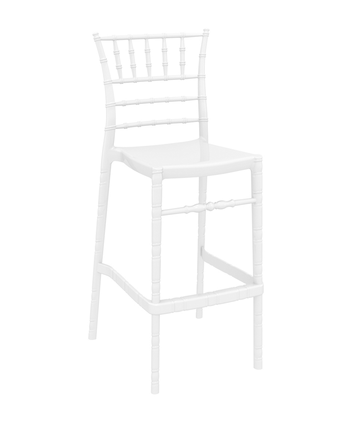Siesta   Chiavari/ST-S* Barstool Glossy White  metax-01-00-2736 διάστ.52.0000 x 48.0000 x 113.0000