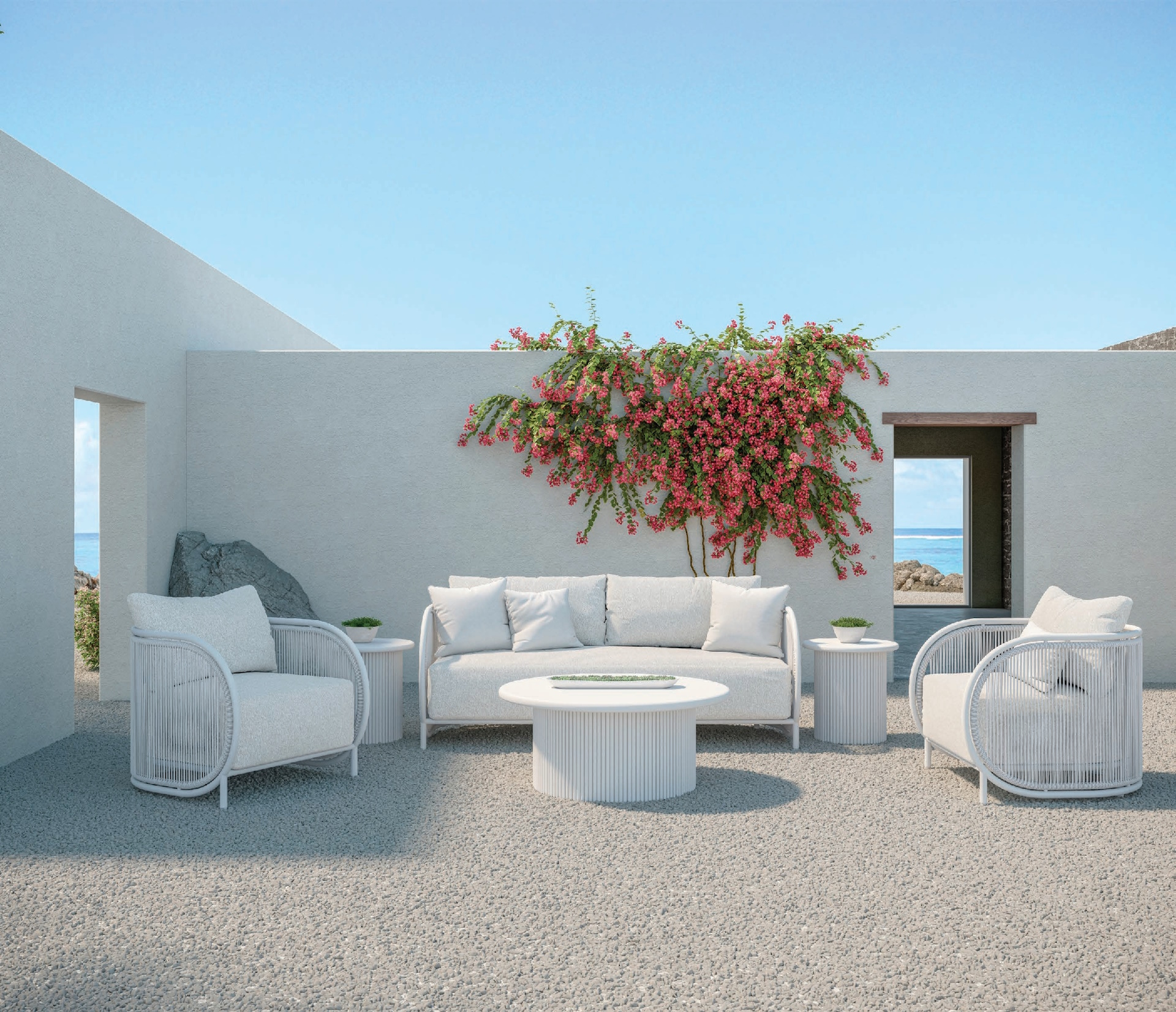Azzurro Living   Kamari-3 Lounge Set of 6pcs  metax-01-00-2799 διάστ.0.0000 x 0.0000 x 0.0000