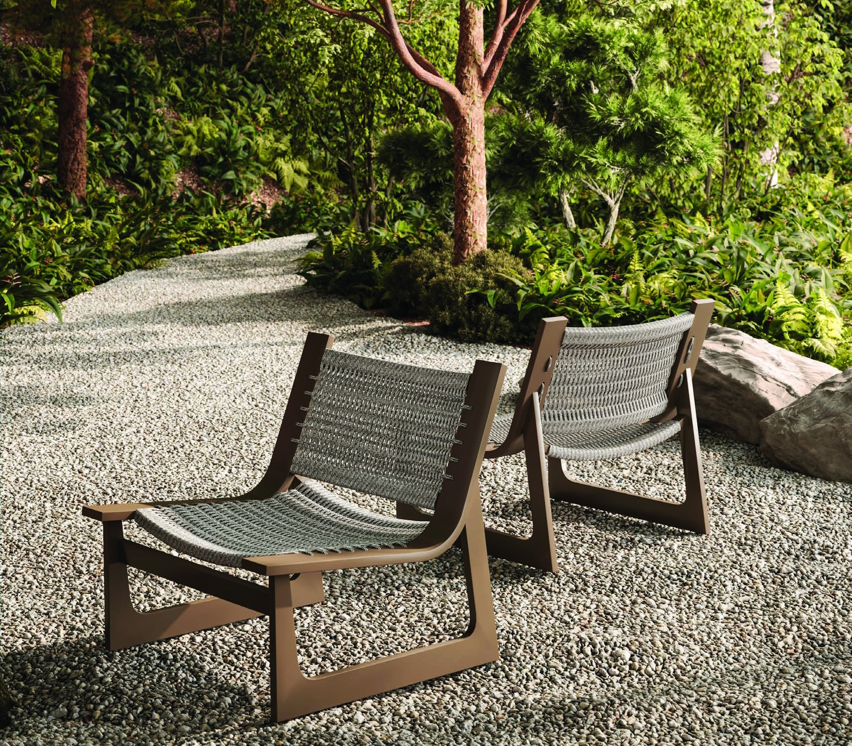 Azzurro Living   Cozumel/L Lounge Chair Bronze  metax-01-00-2816 διάστ.83.0000 x 86.0000 x 81.0000