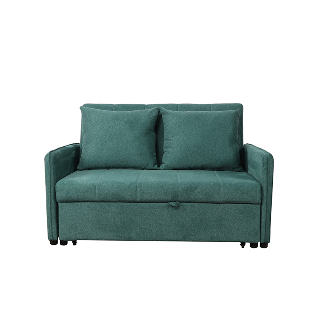 POCKET ΚΑΝΑΠΕΣ ΚΡΕΒΑΤΙ 2ΘΕΣΙΟΣ PETROL 134x101xH82,5cm 01-2134