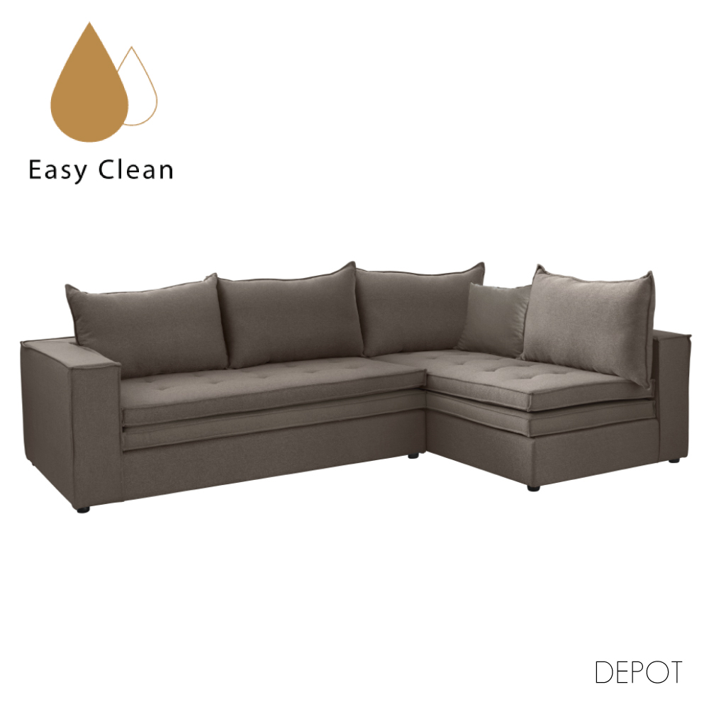 LEVEL ΚΑΝΑΠΕΣ ΓΩΝΙΑ ΔΕΞΙΑ ΚΑΦΕ ΑΝΟΙΧΤΟ 280x180xH80cm 01-2859 LEVEL ΚΑΝΑΠΕΣ ΓΩΝΙΑ ΔΕΞΙΑ ΚΑΦΕ ΑΝΟΙΧΤΟ 280x180xH80cm 01-2859