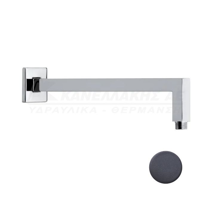 Zanetti Chini ΒΡΑΧΙΟΝΑΣ ΝΤΟΥΣΙΕΡΑΣ ΕΠΙΤΟΙΧΟΣ 33cm ΤΕΤΡΑΓΩΝΟΣ ΜΑΥΡΟΣ ΜΑΤ ZANETTI KANEL-494.ZC000810NO Zanetti Chini ΒΡΑΧΙΟΝΑΣ ΝΤΟΥΣΙΕΡΑΣ ΕΠΙΤΟΙΧΟΣ 33cm ΤΕΤΡΑΓΩΝΟΣ ΜΑΥΡΟΣ ΜΑΤ ZANETTI KANEL-494.ZC000810NO