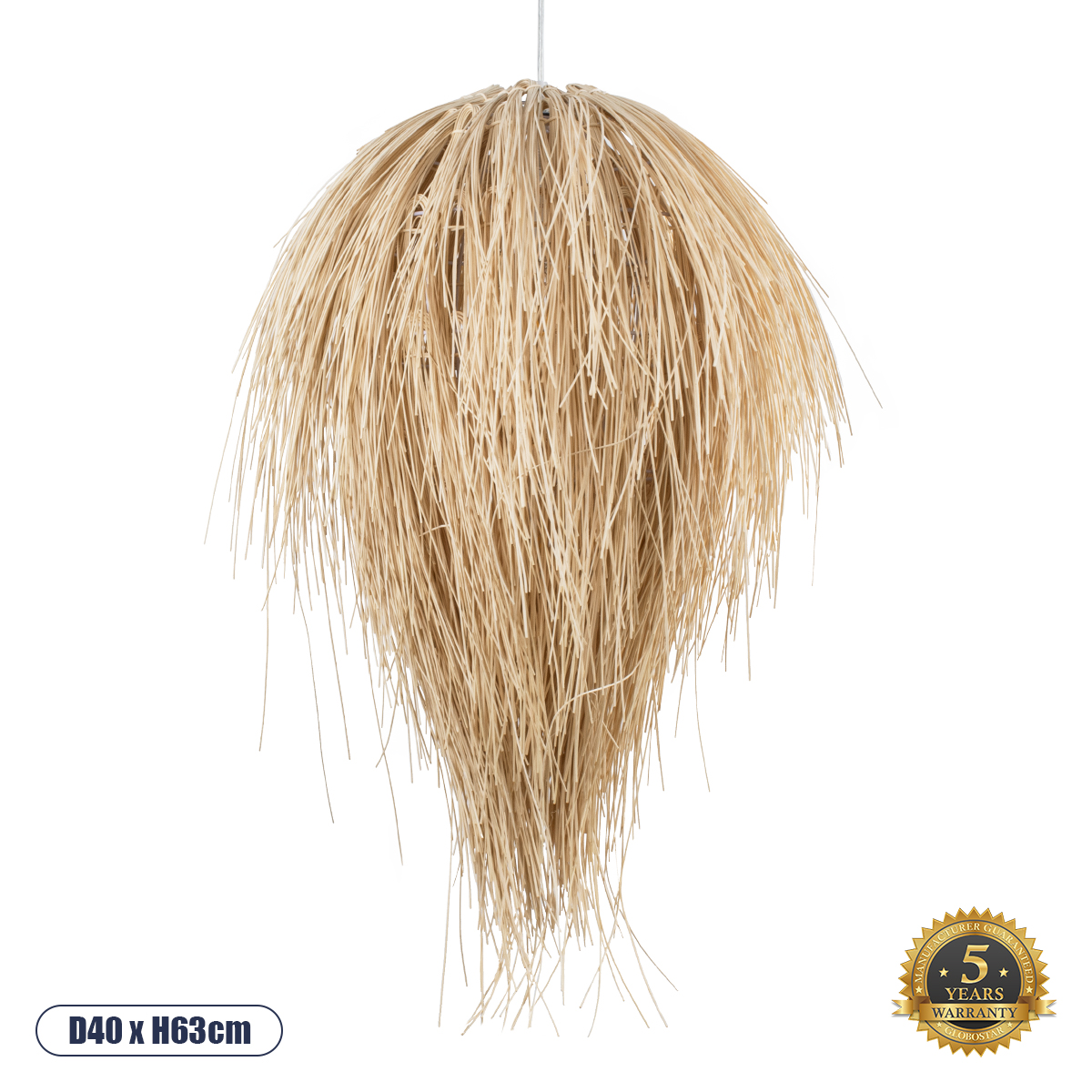01749 GloboStar® ARCHIPELAGO 01749 Boho Κρεμαστό Φωτιστικό Πλέγμα Μονόφωτο 1 x E27 IP20 Μπεζ Ξύλο – Μ40 x Π40 x Υ63cm 01749 GloboStar® ARCHIPELAGO 01749 Boho Κρεμαστό Φωτιστικό Πλέγμα Μονόφωτο 1 x E27 IP20 Μπεζ Ξύλο – Μ40 x Π40 x Υ63cm