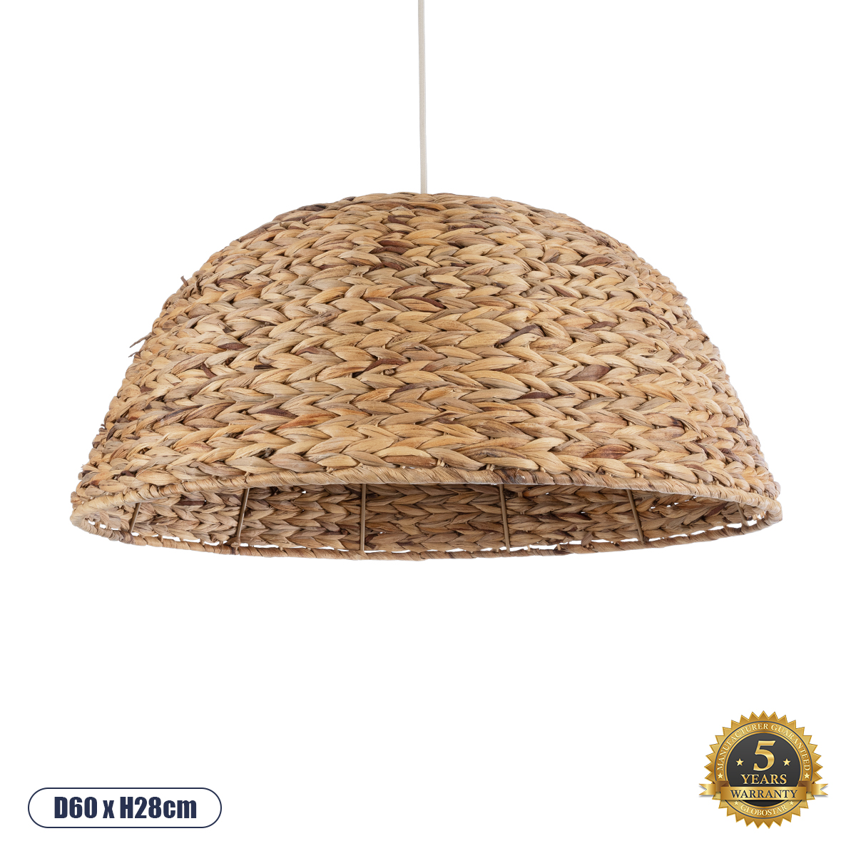 01847 GloboStar® MANGATA 01847 Boho Κρεμαστό Φωτιστικό Καμπάνα Μονόφωτο 1 x E27 IP20 Καφέ Ξύλο – Μ60 x Π60 x Υ28cm 01847 GloboStar® MANGATA 01847 Boho Κρεμαστό Φωτιστικό Καμπάνα Μονόφωτο 1 x E27 IP20 Καφέ Ξύλο – Μ60 x Π60 x Υ28cm