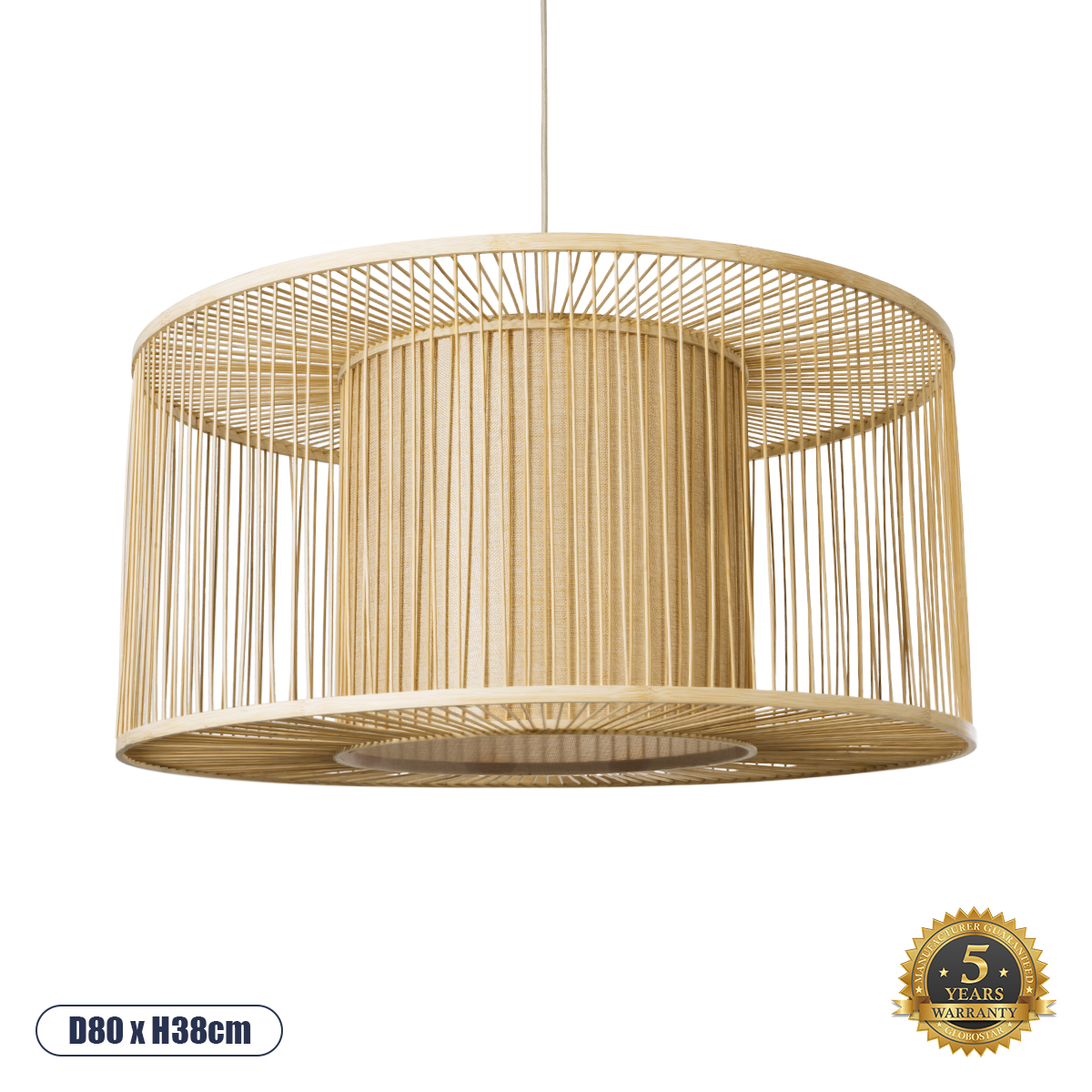 01936 GloboStar® HIBISCUS 01936 Boho Κρεμαστό Φωτιστικό Πλέγμα Μονόφωτο 1 x E27 IP20 Μπεζ Ξύλο – Μ80 x Π80 x Υ38cm 01936 GloboStar® HIBISCUS 01936 Boho Κρεμαστό Φωτιστικό Πλέγμα Μονόφωτο 1 x E27 IP20 Μπεζ Ξύλο – Μ80 x Π80 x Υ38cm