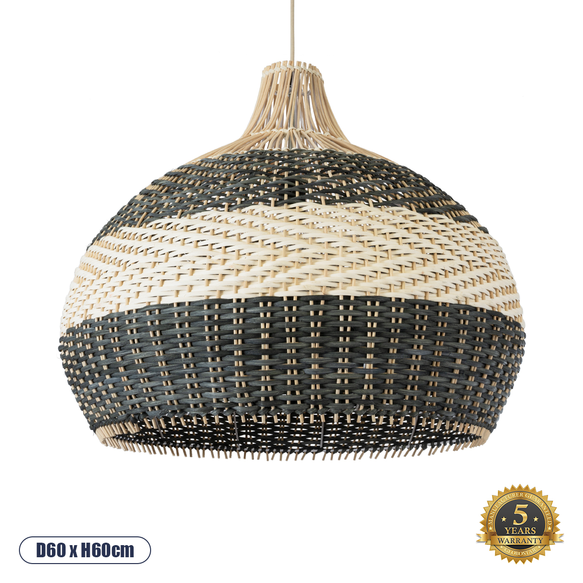 01947 GloboStar® BARBADOS 01947 Boho Κρεμαστό Φωτιστικό Καμπάνα Μονόφωτο 1 x E27 IP20 Μπεζ & Λαδί Ξύλο – Μ60 x Π60 x Υ60cm 01947 GloboStar® BARBADOS 01947 Boho Κρεμαστό Φωτιστικό Καμπάνα Μονόφωτο 1 x E27 IP20 Μπεζ & Λαδί Ξύλο – Μ60 x Π60 x Υ60cm