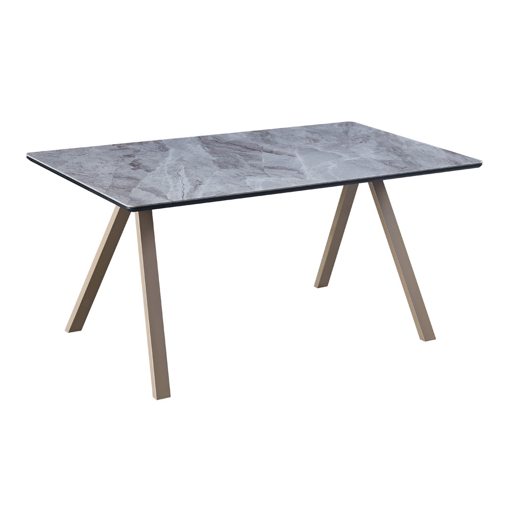 Liberta CALIPER ΤΡΑΠΕΖΙ CAPPUCCINO ΜΕ ΟΨΗ ΜΑΡΜΑΡΟΥ 160x90xH76cm 160x90xH76cm 02-0619