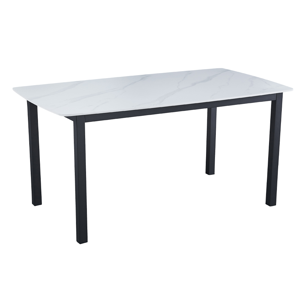 Liberta PLUTO ΤΡΑΠΕΖΙ ΛΕΥΚΟ ΜΕ ΟΨΗ ΜΑΡΜΑΡΟΥ 160x90xH76cm 160x90xH76cm 02-0624