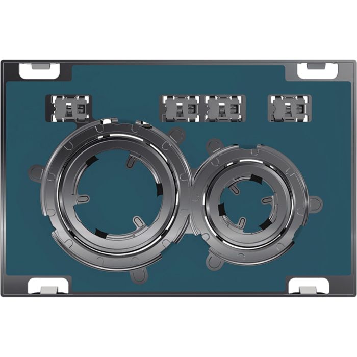 Geberit ΠΛΑΚΕΤΑ ΚΑΖΑΝΑΚΙΟΥ SIGMA21 CUSTOMISABLE ΔΑΚΤΥΛ. ΧΡΩΜΕ ΓΥΑΛΙΣΤ. 115.884.00.1 GEBERIT KANEL-201.115884001