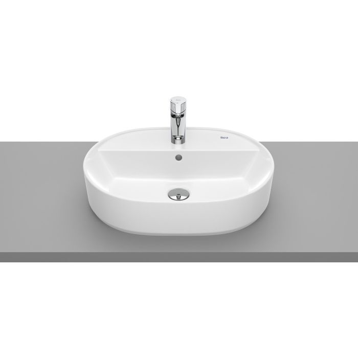 Roca ΝΙΠΤΗΡΑΣ ΕΠΙΚΑΘΗΜΕΝΟΣ THE GAP ROUND 55x40x13cm ROCA KANEL-386.A3270Y0000