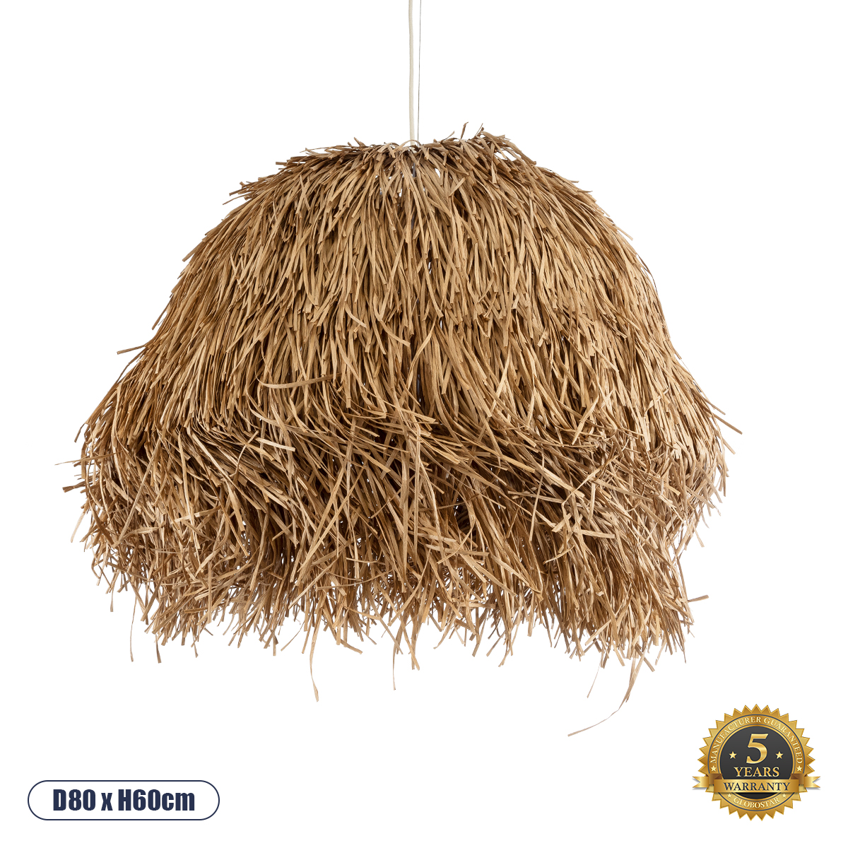 02158 GloboStar® GUADELOUPE 02158 Boho Κρεμαστό Φωτιστικό Καμπάνα Μονόφωτο 1 x E27 IP20 Μπεζ Ράφια – Μ80 x Π80 x Υ60cm 02158 GloboStar® GUADELOUPE 02158 Boho Κρεμαστό Φωτιστικό Καμπάνα Μονόφωτο 1 x E27 IP20 Μπεζ Ράφια – Μ80 x Π80 x Υ60cm