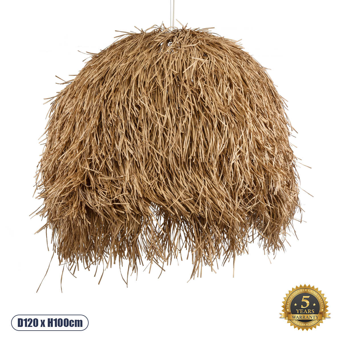02159 GloboStar® GUADELOUPE 02159 Boho Κρεμαστό Φωτιστικό Καμπάνα Μονόφωτο 1 x E27 IP20 Μπεζ Ράφια – Μ120 x Π120 x Υ100cm 02159 GloboStar® GUADELOUPE 02159 Boho Κρεμαστό Φωτιστικό Καμπάνα Μονόφωτο 1 x E27 IP20 Μπεζ Ράφια – Μ120 x Π120 x Υ100cm