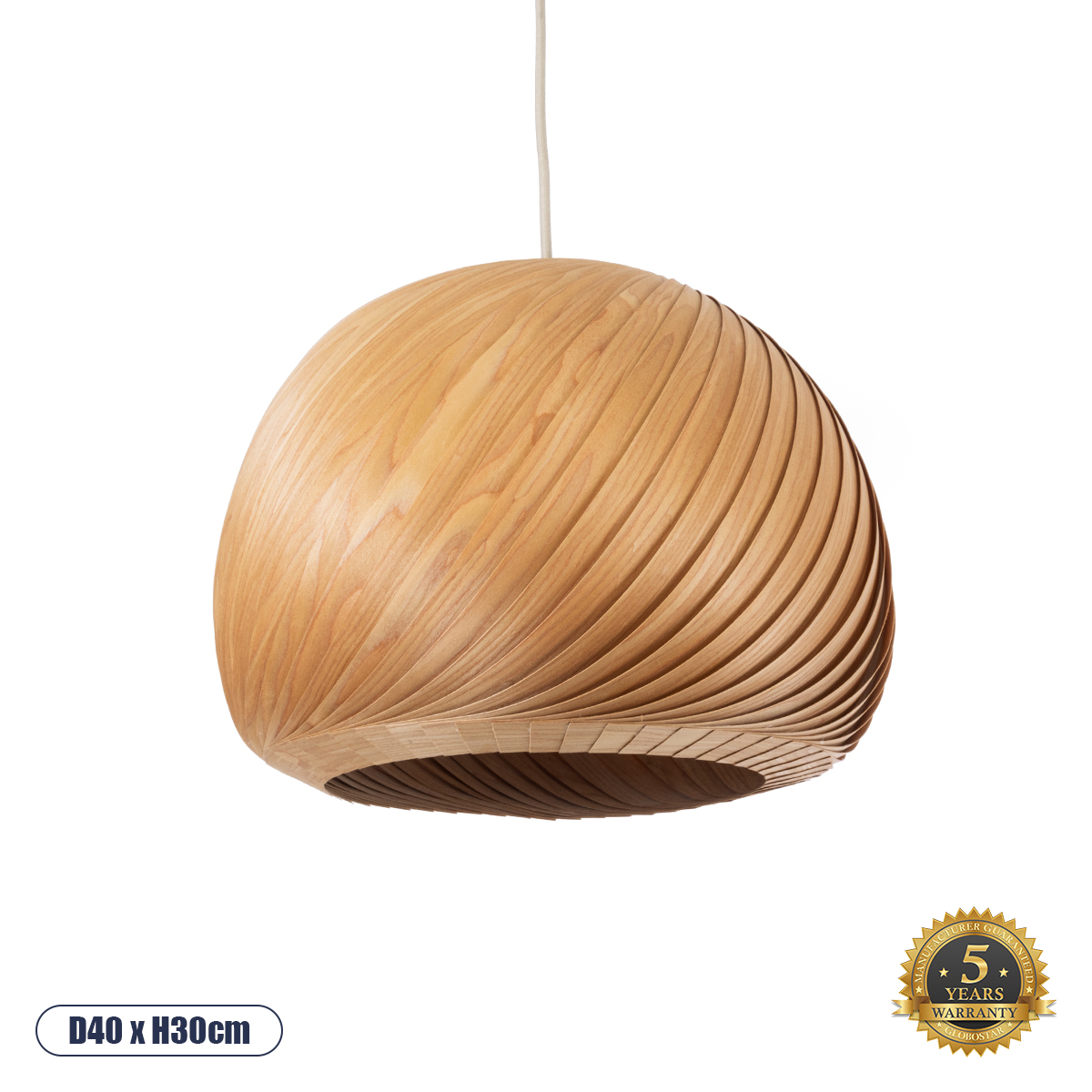 02243 GloboStar® KAILANI 02243 Boho Κρεμαστό Φωτιστικό Καμπάνα Μονόφωτο 1 x E27 IP20 Καφέ Ξύλο – Μ40 x Π40 x Υ30cm 02243 GloboStar® KAILANI 02243 Boho Κρεμαστό Φωτιστικό Καμπάνα Μονόφωτο 1 x E27 IP20 Καφέ Ξύλο – Μ40 x Π40 x Υ30cm