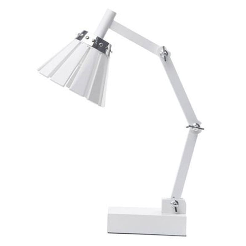 Artekko Ariel Λευκό Ξύλινο Επιτραπέζιο Φωτιστικό Artekko 023-1023