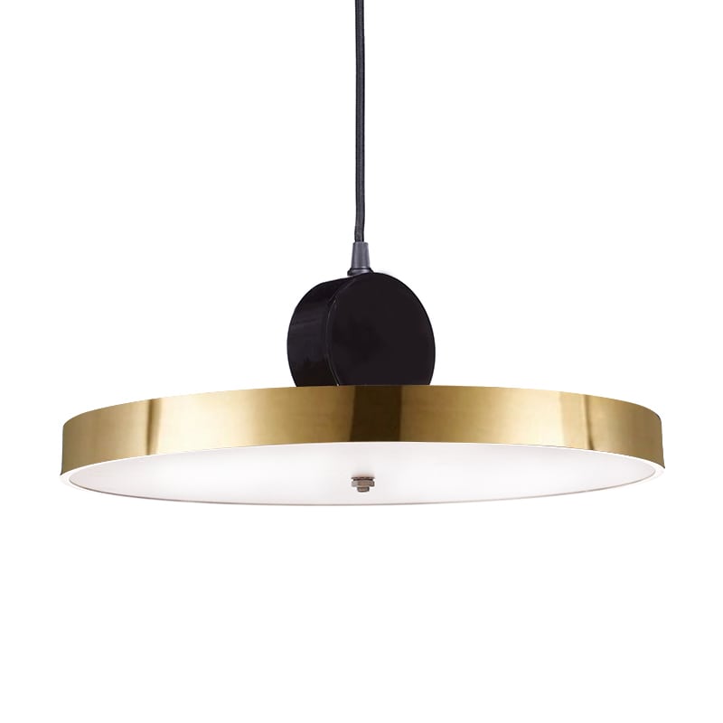 Artekko Oslo Μεταλλικό Χρυσό Φωτιστικό Οροφής (40x40x102)cm Artekko 023-3197