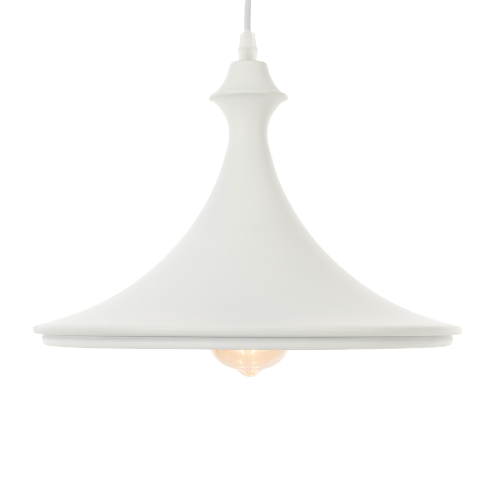 Artekko Aluminum Φωτιστικό Οροφής Μονόφωτο (Ε27) Λευκό/Μπρονζέ (34x34x27)cm Artekko 023-3328