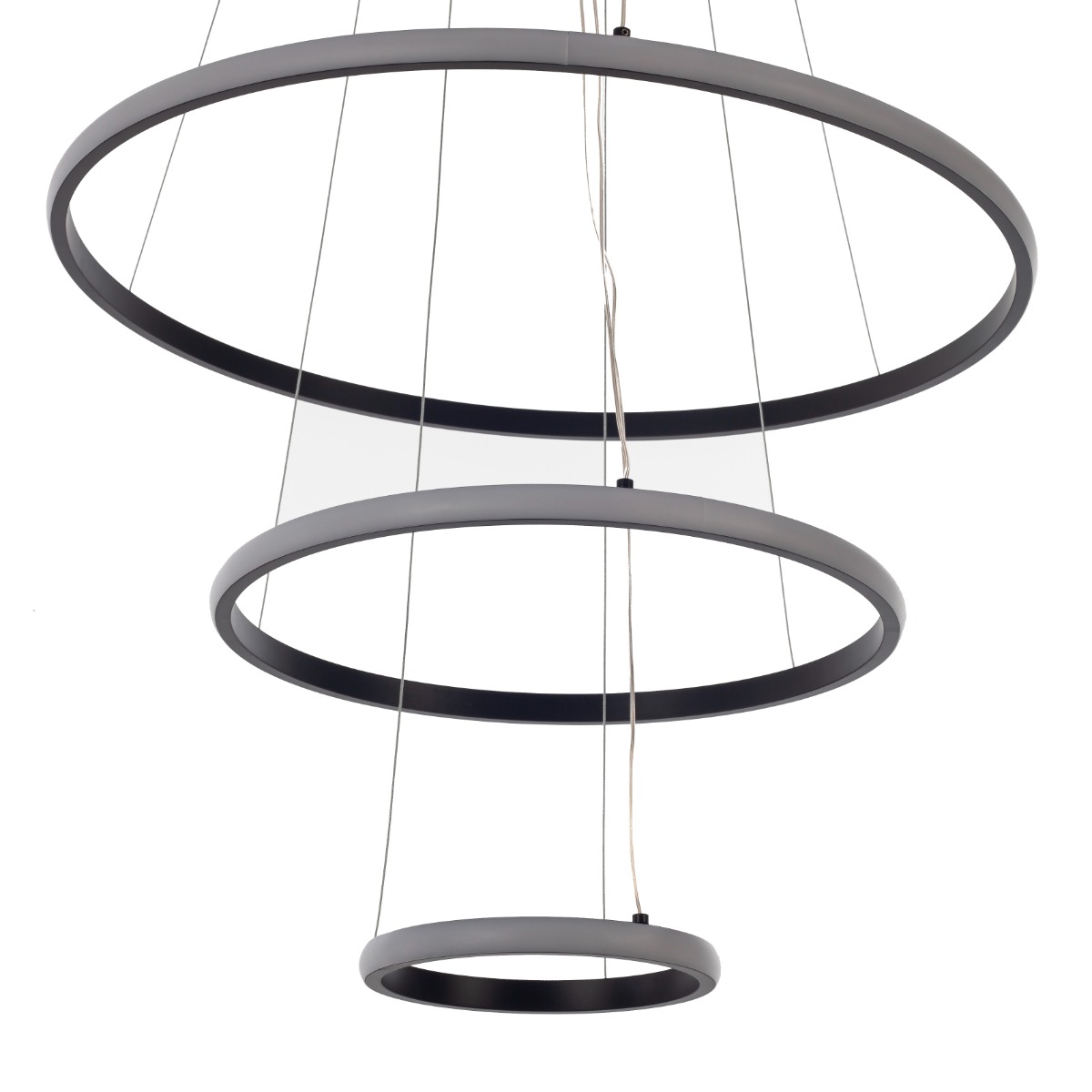 Artekko Aluminum Φωτιστικό Οροφής LED Μαύρο (60x60x50)cm 20w 3000K Artekko 023-3372